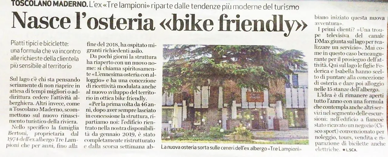 Ennesima Osteria Con Alloggio - Bike Hotel Toscolano Maderno